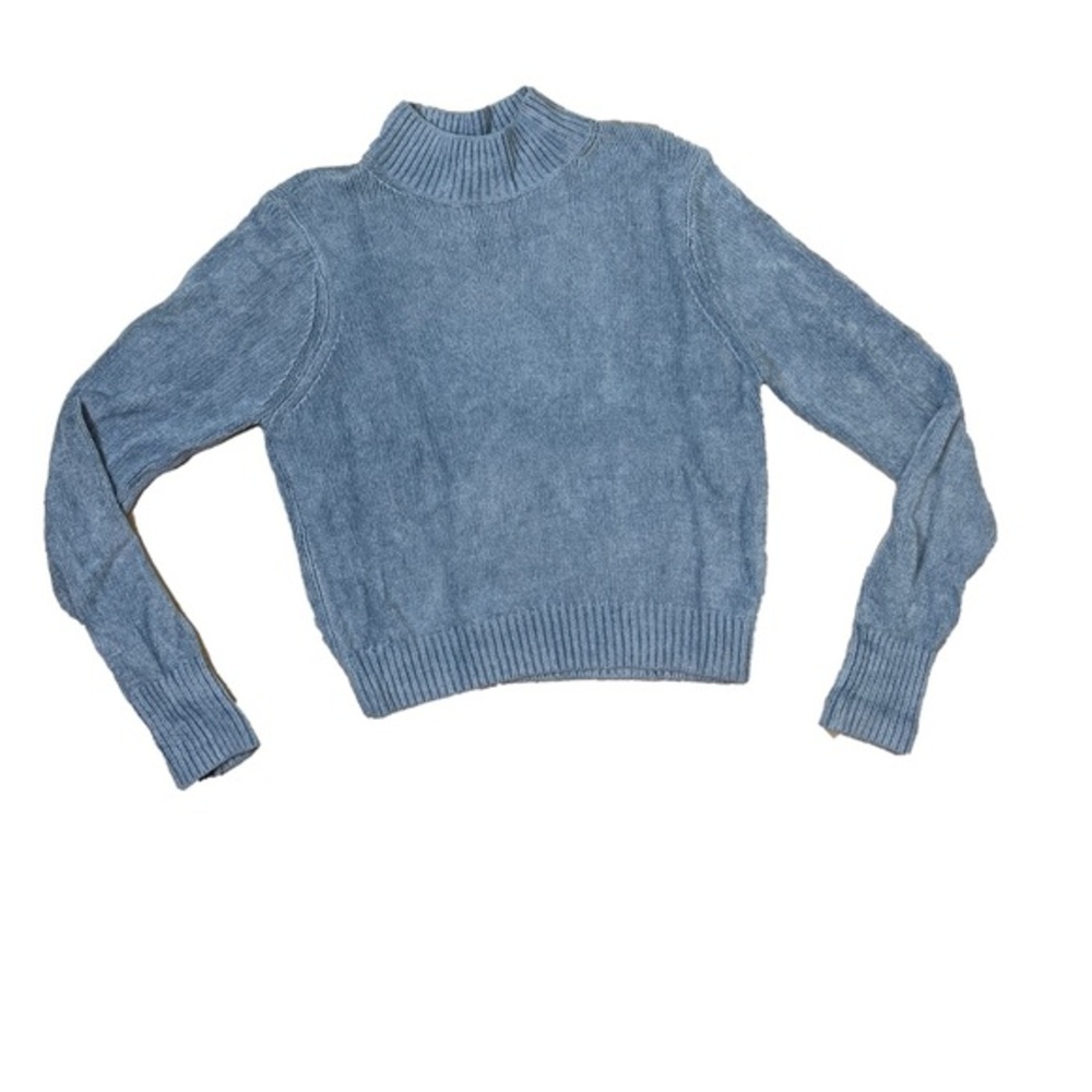 ⭐️ Wilfred Powder Blue Mock-Neck Sweater- size Large